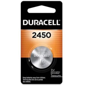 סוללת ליתיום לשלט DURACELL CR2450 3V DL2450B
