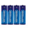 רביעית סוללות ליתיום נטענות 2800mAh 3.7 14500 AA