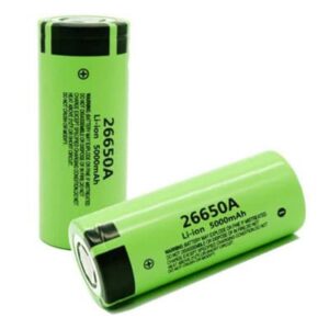 זוג סוללות 26650A ליתיום בהספק 5000mAh