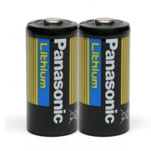 זוג סוללות CR123 Panasonic מסוג ליתיום 3V