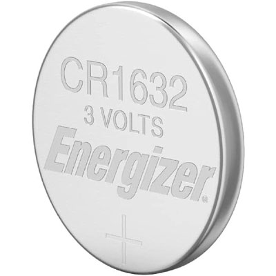 חמישיית סוללות כפתור CR1632 ליתיום Energizer ECR1632 העולמית לשעונים, מחשבונים, שלטים ועוד