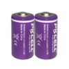 זוג סוללות ליתיום טיוניל כלוריד ER14250 מבית PKcell גודל 1/2 AA ( חצי AA ) 3.6V
