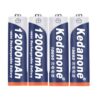 רביעית סוללות 18650 בהספק עצום 3500mAh מבית Kedanone ארבע יחידות