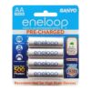 סוללה Sanyo AA Rechargeable 2500mAh 4pck