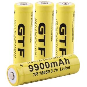 רביעית סוללות ליתיום TR18650 מבית GTF יחידות 4