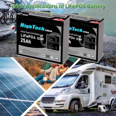 מצבר ליתיום 12V 20AH קומפקטי וקל משקל יצרן WanEner