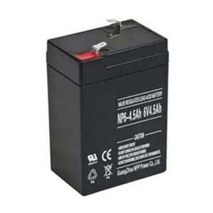 מצבר אטום 6V פריקה עמוקה 4.5Ah מתאים לאל פסק מערכות אזעקה וצעצועים