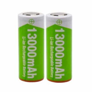 זוג סוללות נטענות 26650 ליתיום יצרן OKOMAN הספק 8800mAh