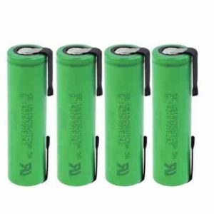 ארבע סוללות ליתיום 18650 סוני עם תגית הלחמה US18650VTC5A 2800mAh