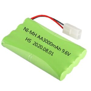 סוללה במתח של 9.6V למוצרי אלקטרוניקה שונים בקרים מכשירים ומשחקים סוללה לכל מטרה שקע L6.2-2P