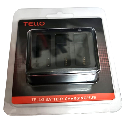 מטען מקורי לשלוש סוללות Tello + סוללה אחת מקורית לרחפן dji Tello
