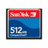 כרטיס זכרון קומפאקט פלאש סאן דיסק SANDISK CF 512MB