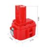 סוללה למקיטה 12V MAKITA 1200 1220 1201 1222 1233SA 1233SB 1235 192681-5