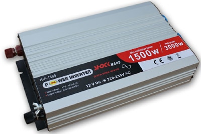 ממיר מתח סינוס טהור 12V תוצרת POWER-INVERTER הספק 1500 וואט 12V1500W  Pure Sine Wave Power Inverter