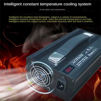 מטען מצברים 40A 12V טעינה רב שלבית לשמירה על המצבר מתאים למצבר של 12 וולט בלבד