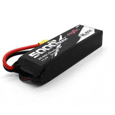 סוללת לרחפן ליפו פולימר 6S 65C 22.2V 5000mAh תקע CNHL Black Series XT90