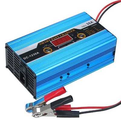 מטען למצבר 12V 30A מתאים לכל סוגי המצברים ג'ל AGM וחומצה הספק 12V/30A מטען למצבר 12V 30A מתאים לכל סוגי המצברים ג'ל AGM וחומצה הספק 12V/30A