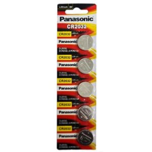 סוללת כפתור Lithium CR2032 ליתיום מתח 3V חמישיית סוללות במחיר מבצע מבית פנסוניק העולמית