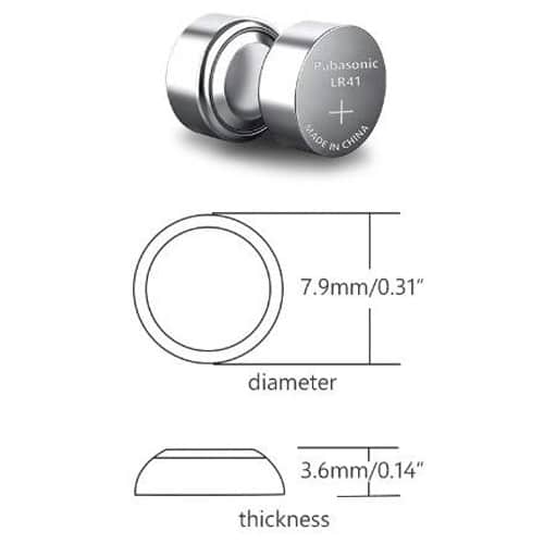 סוללת כפתור Lithium LR41 AG3 G3A ליתיום מתח 1.5V חמישיית סוללות במחיר מבצע מבית פנסוניק העולמית סוללת כפתור Lithium LR41 AG3 G3A ליתיום מתח 1.5V חמישיית סוללות במחיר מבצע מבית פנסוניק העולמית