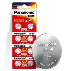חמישיית סוללות כפתור A76 AG13 G13A LR44 Panasonoic מבית פנסוניק במבצע