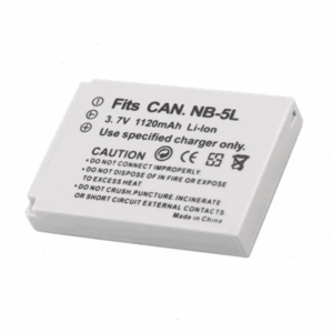 סוללה מקורית למצלמות קנון Canon NB-5L  Battery NB-5L 750mAh