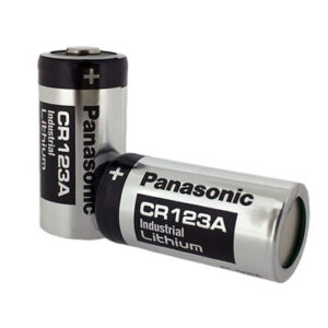 זוג סוללות ליתיום פנסוניק תעשייתיות CR123A 3V Panasonic