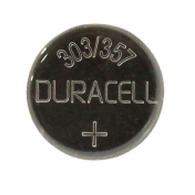 סוללת כפתור ליתיום SR44 מבית דורסל Duracell Silver Oxide SR-44 357 303 A76