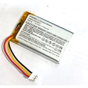 סוללה פולימרית דגם LP603450 Connector PH 2.0mm 3Pin 3.7V 1200mAh למגוון מכשירי אדיו וידאו