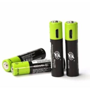 רביעיית סוללות טריפל AAA ליתיום נטענות מתח 1.5V דגם 12500
