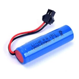 סוללה ICR14500 ליתיום בהספק 800mAh מחבר SM-2P