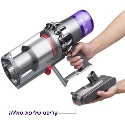 סוללה לשואב אבק דייסון Dyson V11 SV14 מוברגת ללא קליפס 4000mAh
