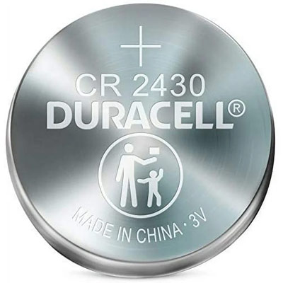 סוללת ליתיום לשלט DURACELL CR2430 3V DL2430B