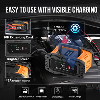 מטען למצברים 20A 12V /10A  24V לכל סוגי המצברים במתח 12V וגם 24V למצבר רכב,סירה,אופנוע משאית ועוד לכל סוגי המצברים גם ליתיום