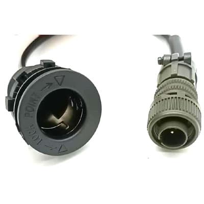 מתאם שקע זרקור צבאי לשקע מצת 24V