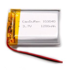 סוללה ליתיום פולימר נטענת Lithium Polymer דגם 2600mAh 3.7V LP104050