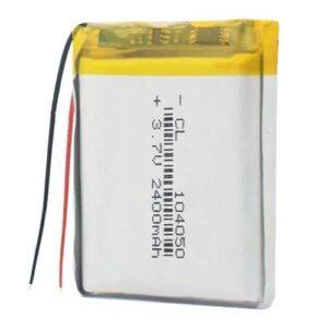 סוללה ליתיום פולימר נטענת Lithium Polymer דגם 2600mAh 3.7V LP104050