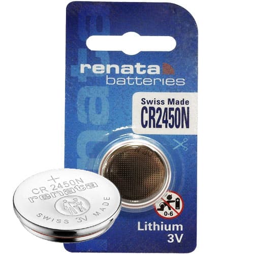סוללת כפתור ליתיום Renata 3V CR2450N סוללת כפתור ליתיום Renata 3V CR2450N
