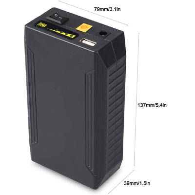 מיני UPS לגיבוי מצלמות ציוד תקשורת ומערכות התראה TalentCell Battery 72W 100WH 9V 5V12V