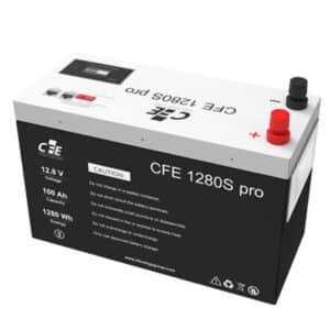 מצבר ליתיום CFE-1280S Pro Deep Cycle 12.8V100AH LiFePO4 Iron 12.8V 100AH