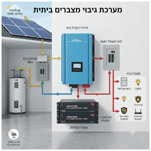 מערכת סולארית לגיבוי ביתי